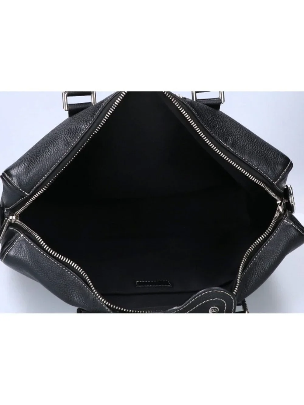 Dior Black Leather Lango Briefcase